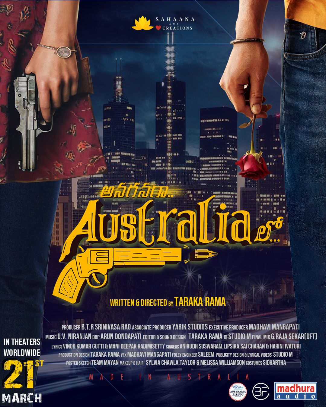 Anaganaga Australia Lo poster